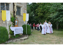 Nachfeier des Mährisch-Neustädter Wachsstockfestes an der Weingartenkapelle (Foto: Karl-Franz Thiede)